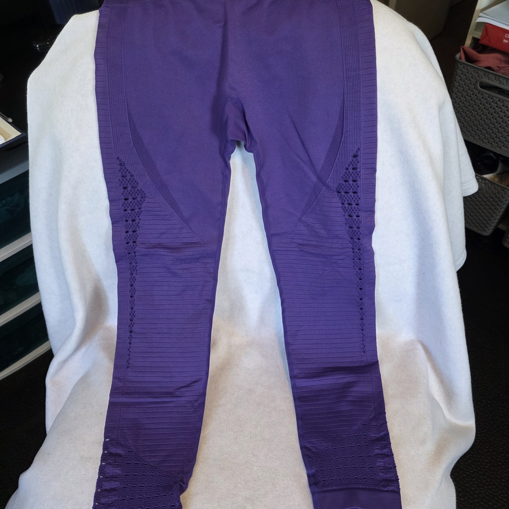 Purple Gym shark Leggings